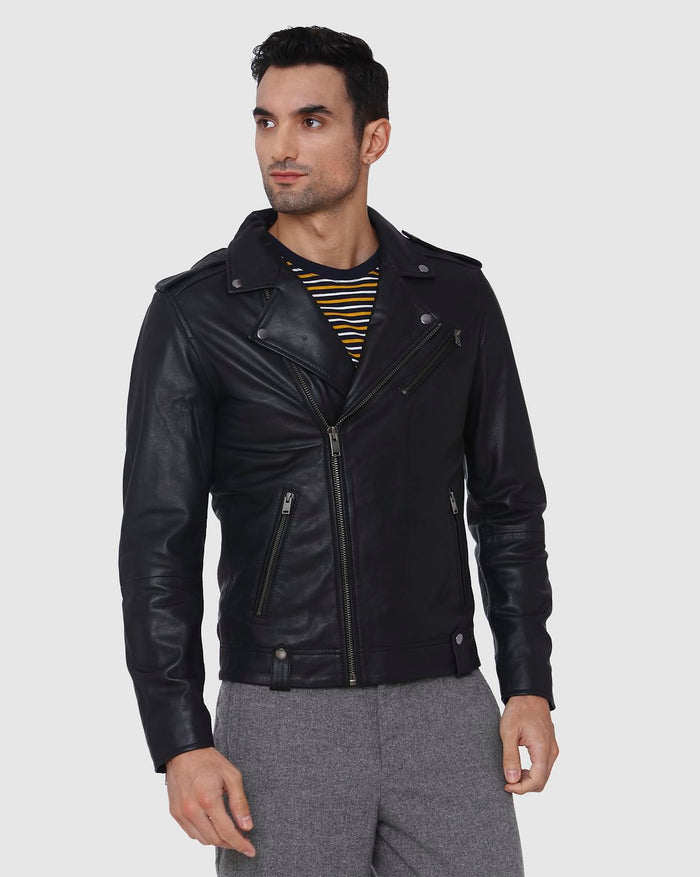 Black Biker Jacket