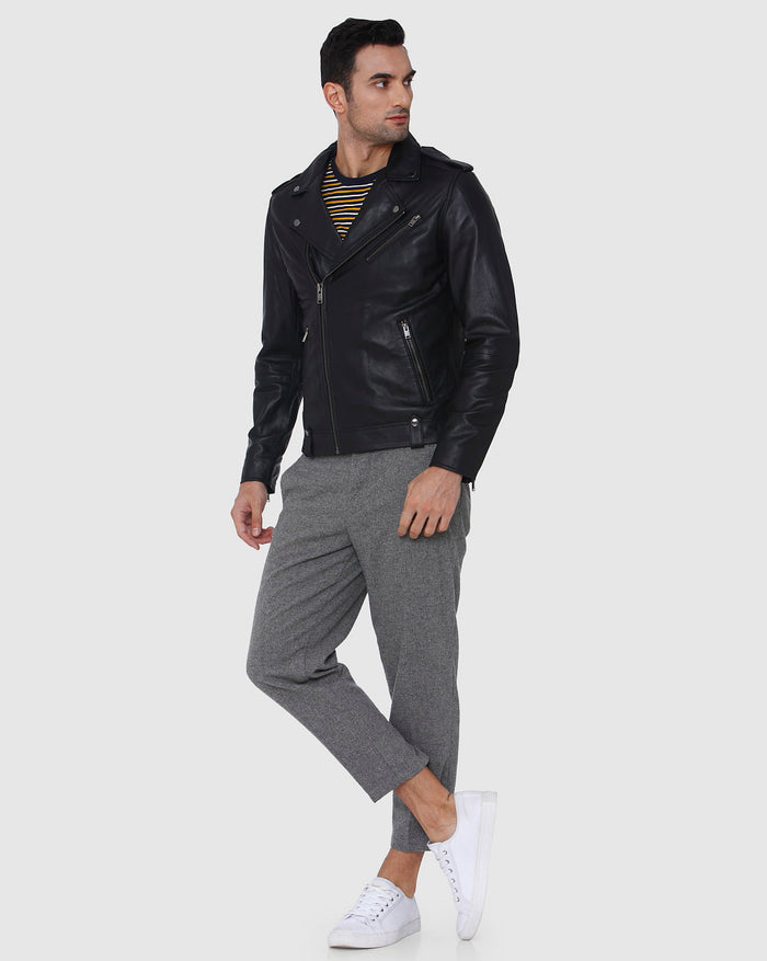 Black Biker Jacket