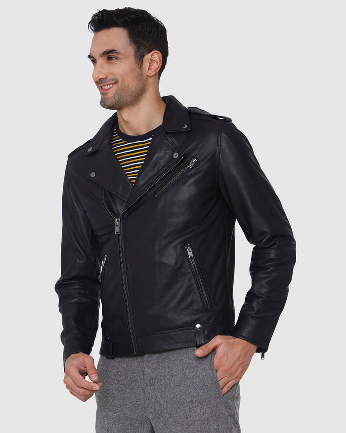 Black Biker Jacket