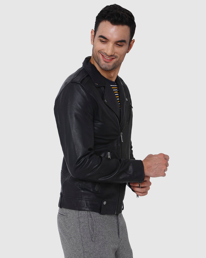 Black Biker Jacket