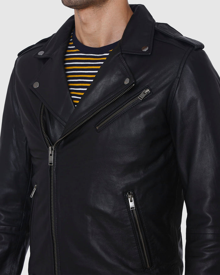 Black Biker Jacket