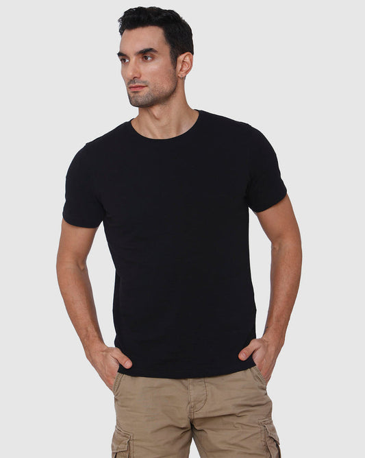 Black Crew Neck T-Shirt