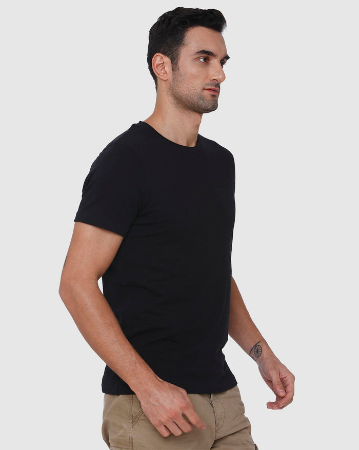 Black Crew Neck T-Shirt
