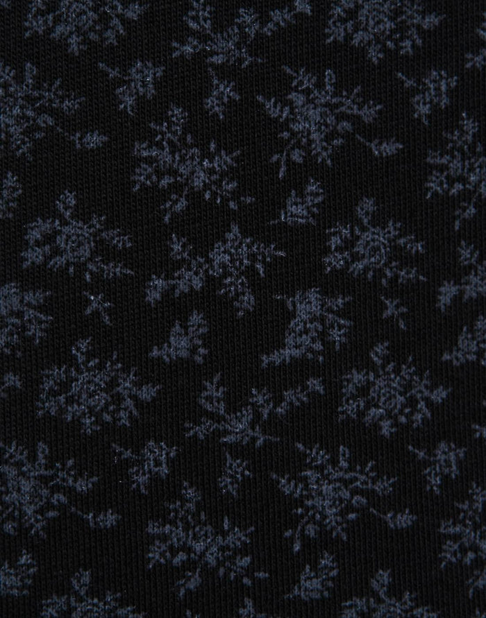 Black Floral Print Crew Neck T-Shirt