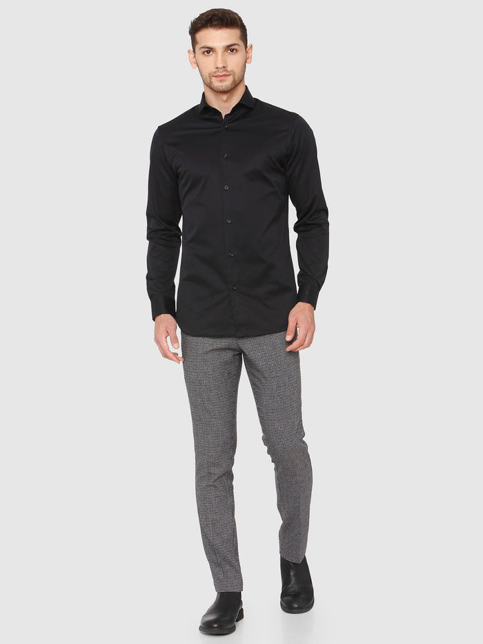 Black Full Sleeves Shirt