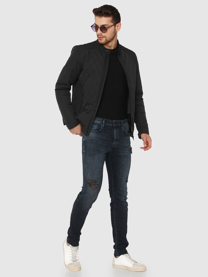 Black Quilt Jacket