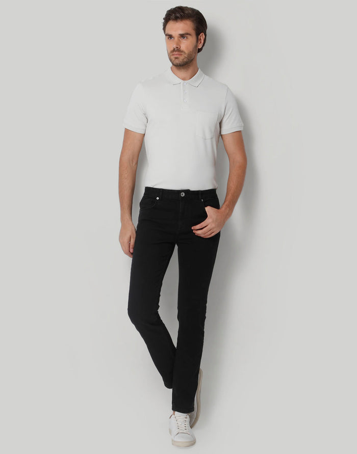 Black Regular Fit Jeans