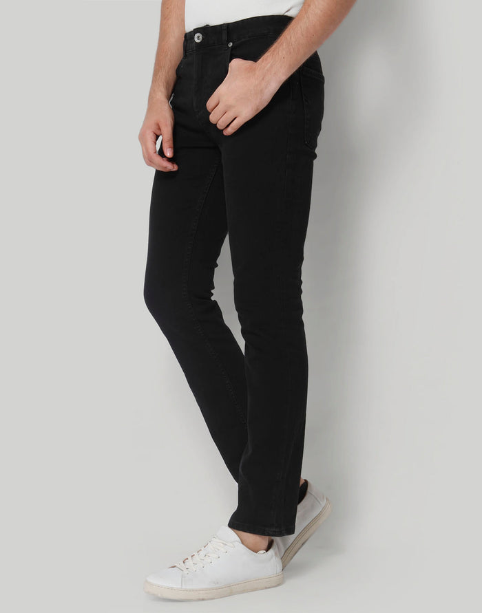 Black Regular Fit Jeans