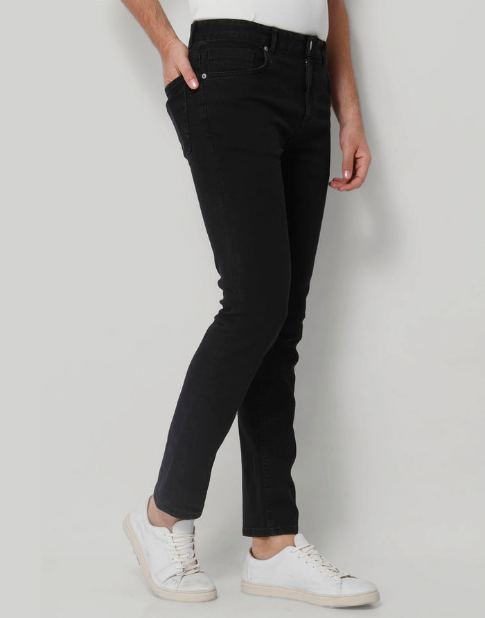 Black Regular Fit Jeans