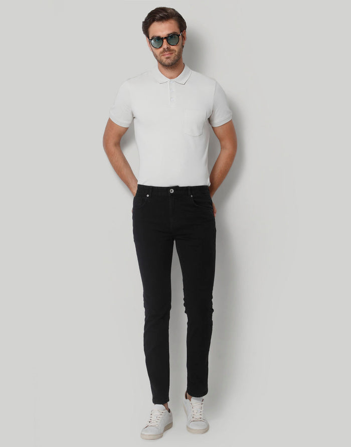 Black Regular Fit Jeans