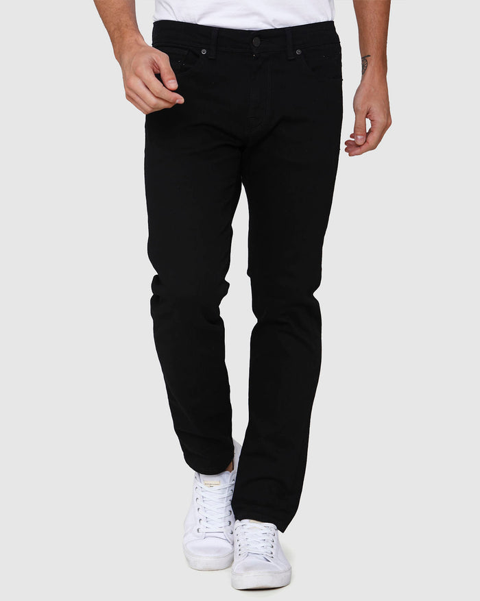 Black Straight Fit Jeans