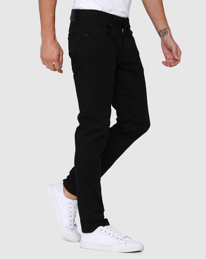 Black Straight Fit Jeans