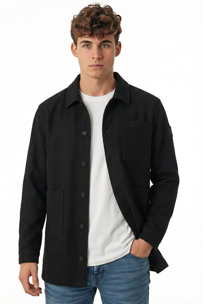 Black Utility Shacket