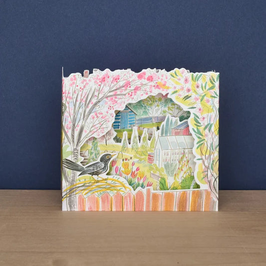 Blackbird Allotment 3D Notecard