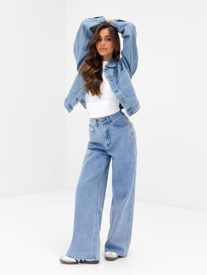 Blakely Denim Jacket - Light Blue