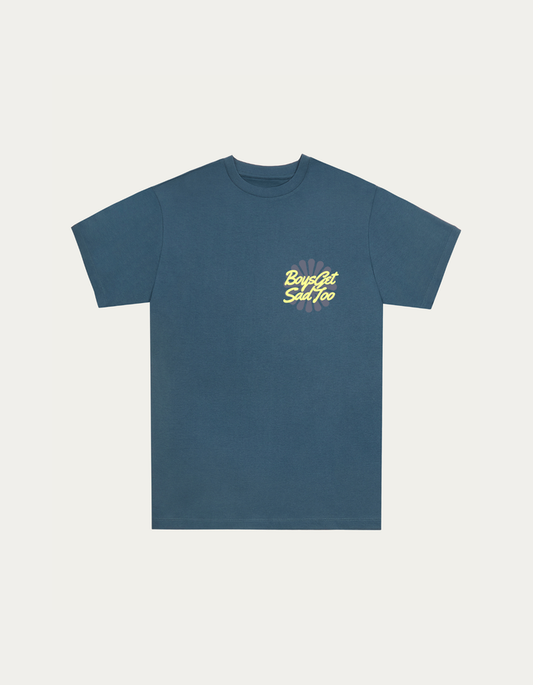 BLOOM LOGO TEE BLUE