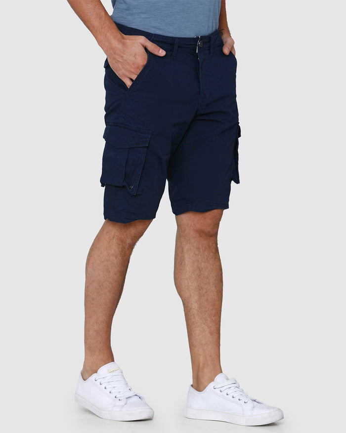 Blue Cargo Shorts