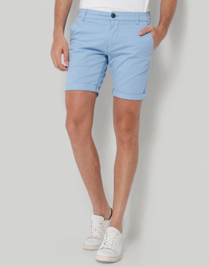 Blue Chino Shorts