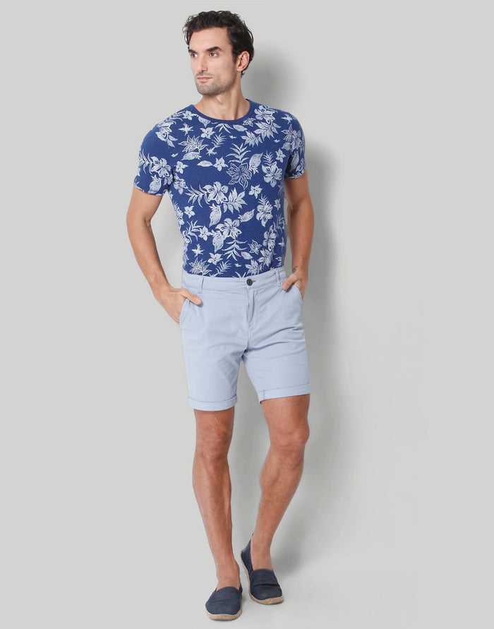 Blue Chino Shorts