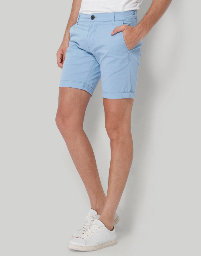 Blue Chino Shorts