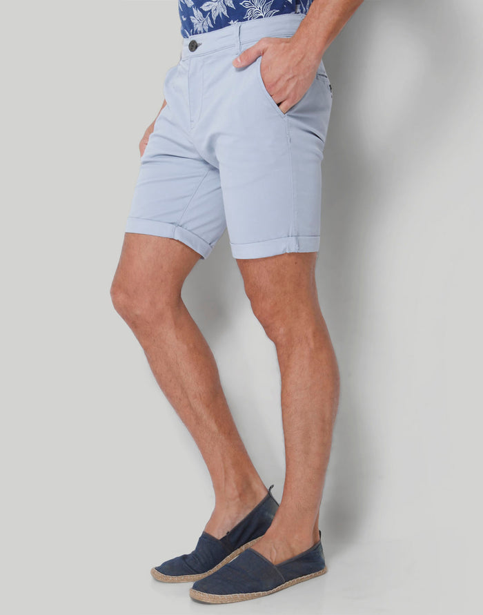 Blue Chino Shorts