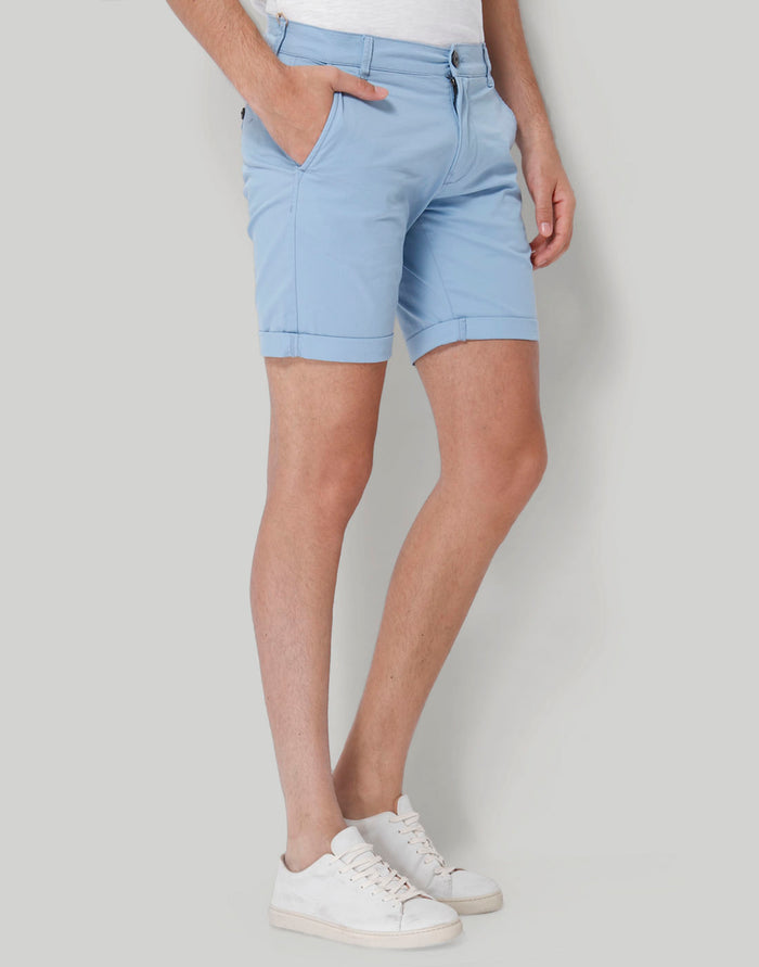 Blue Chino Shorts