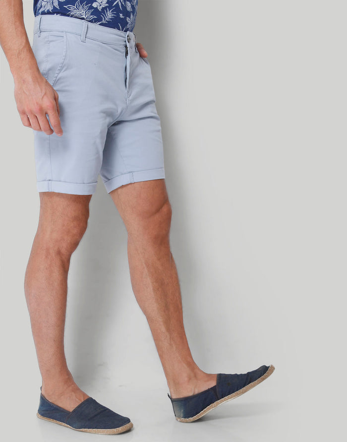 Blue Chino Shorts