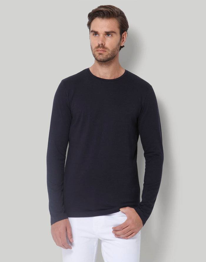 Blue Crew Neck T-Shirt