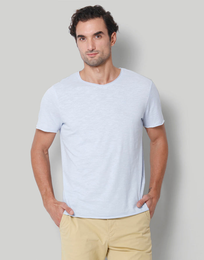 Blue Crew Neck T-Shirt