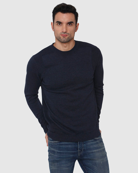 Blue Crew Neck T-Shirt