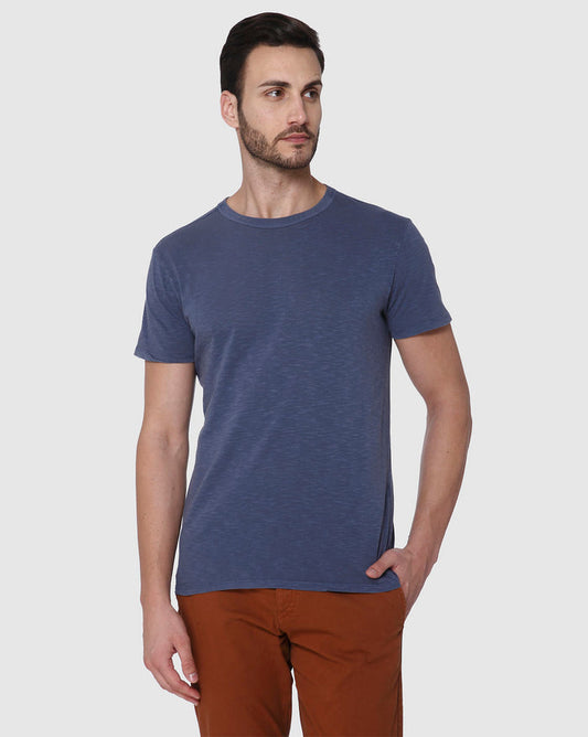 Blue Crew Neck T-Shirt