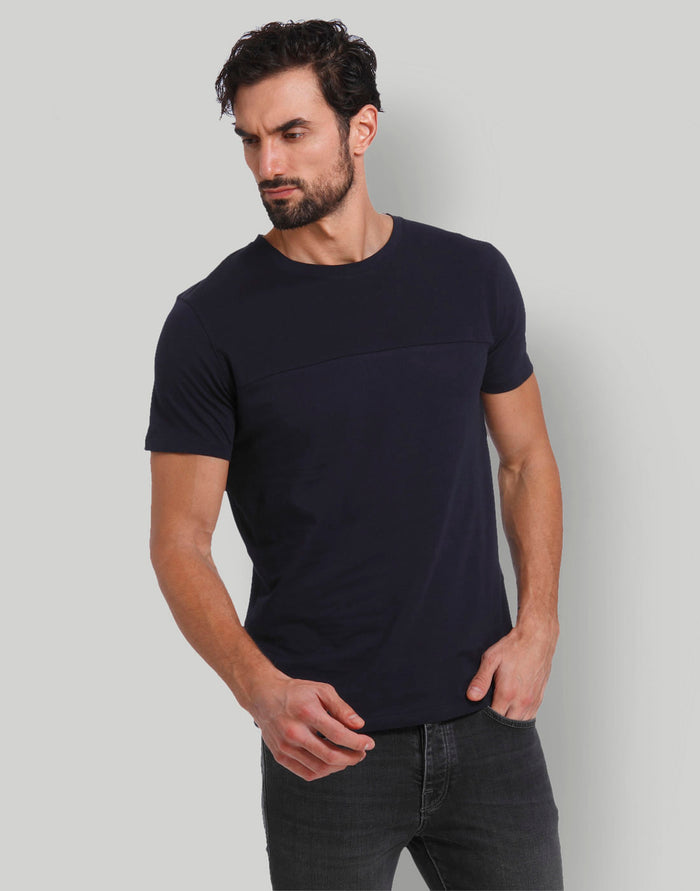 Blue Crew Neck T-Shirt