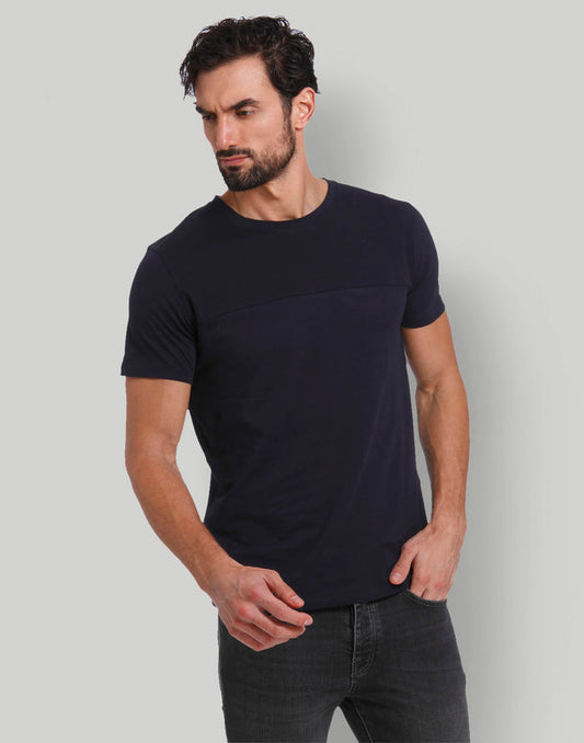 Blue Crew Neck T-Shirt