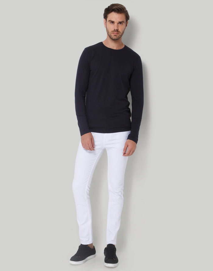 Blue Crew Neck T-Shirt