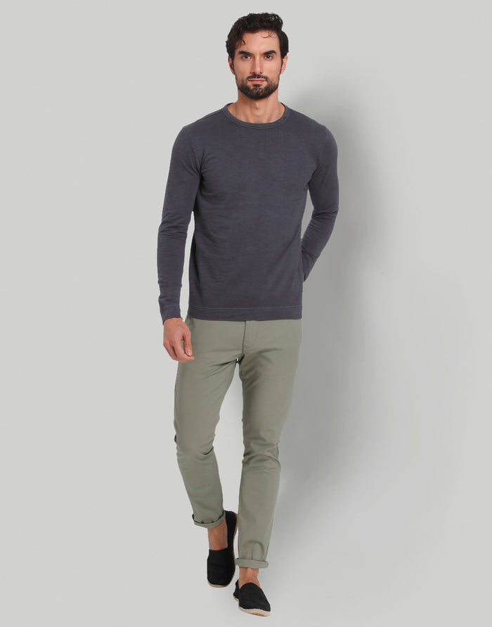 Blue Crew Neck T-Shirt
