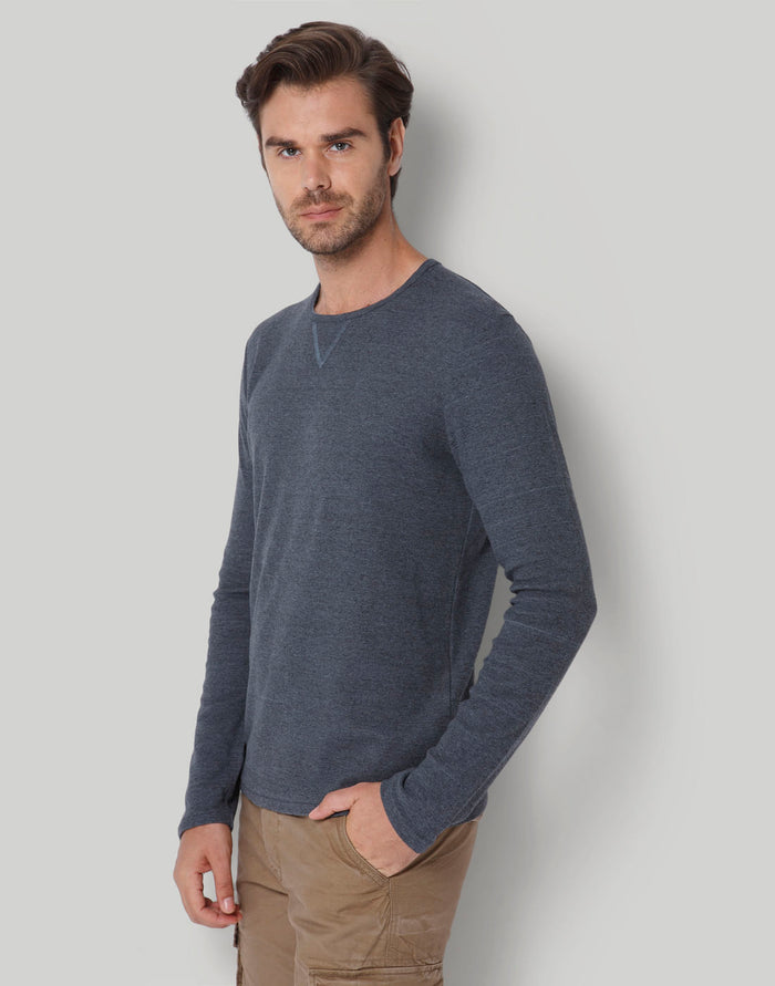 Blue Crew Neck T-Shirt