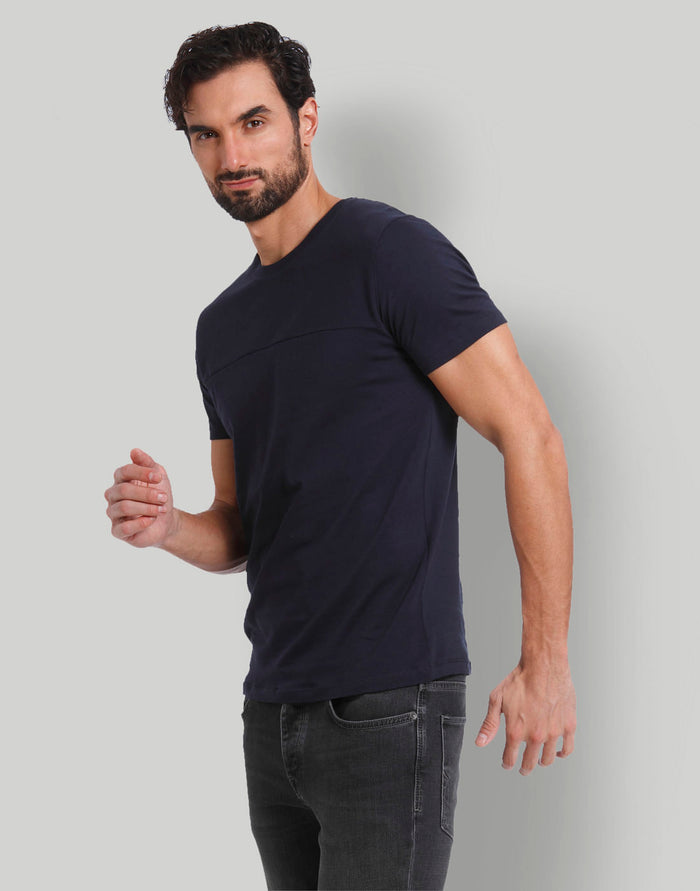 Blue Crew Neck T-Shirt