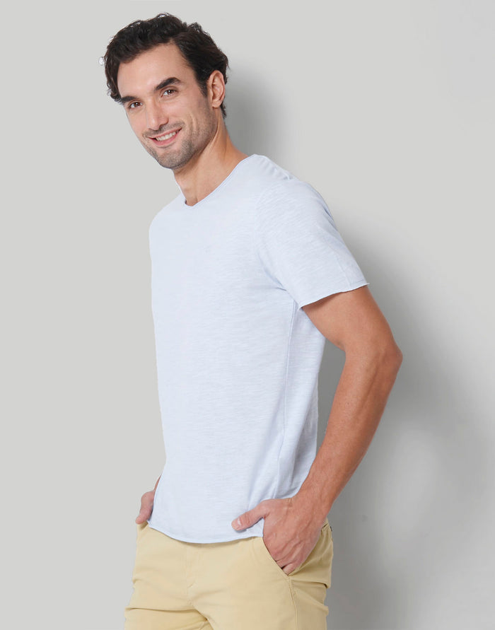 Blue Crew Neck T-Shirt