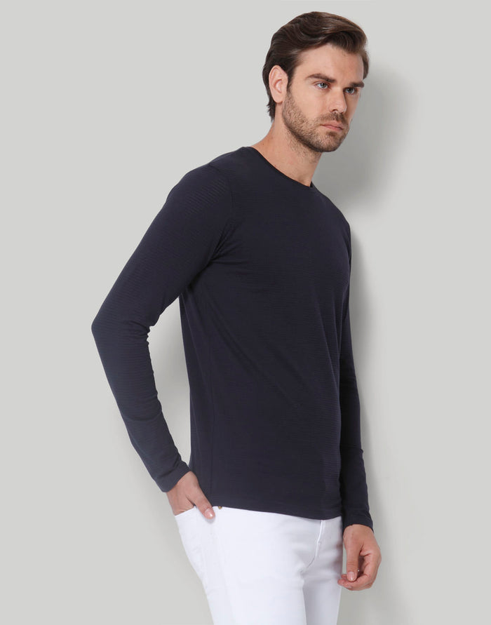Blue Crew Neck T-Shirt