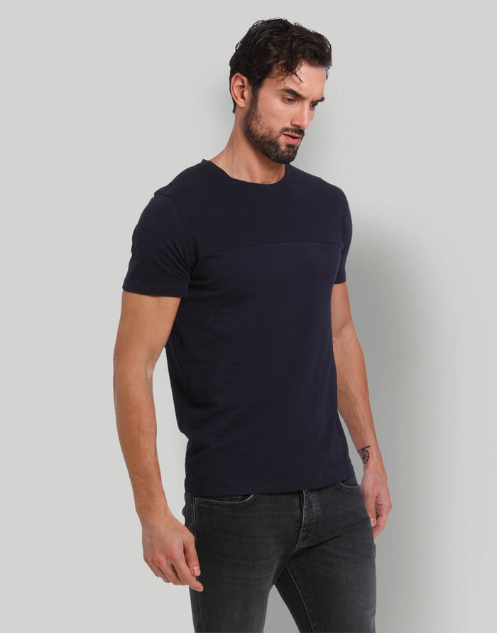Blue Crew Neck T-Shirt