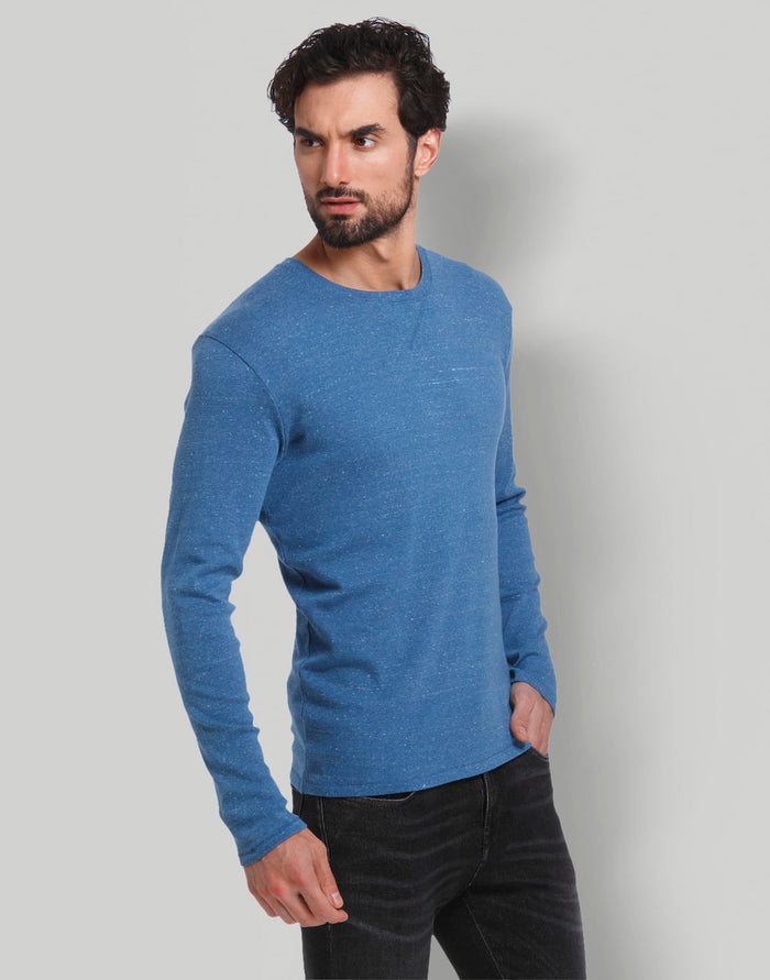 Blue Crew Neck T-Shirt
