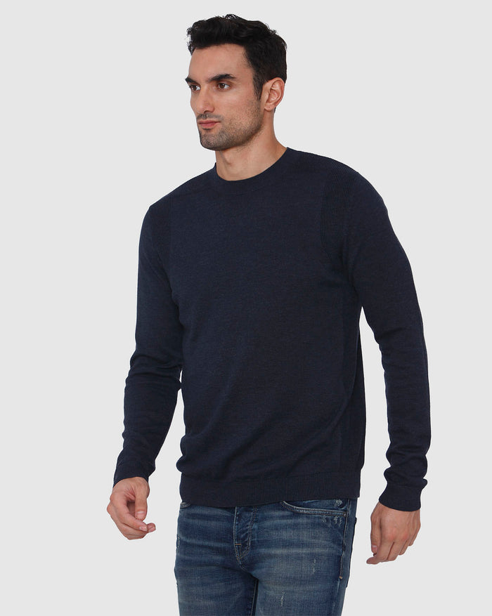 Blue Crew Neck T-Shirt
