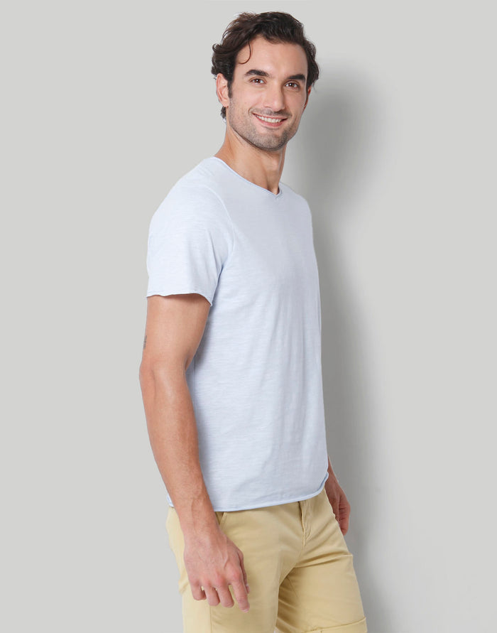 Blue Crew Neck T-Shirt