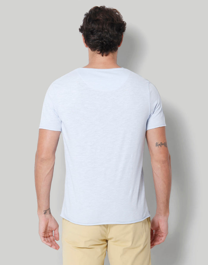 Blue Crew Neck T-Shirt