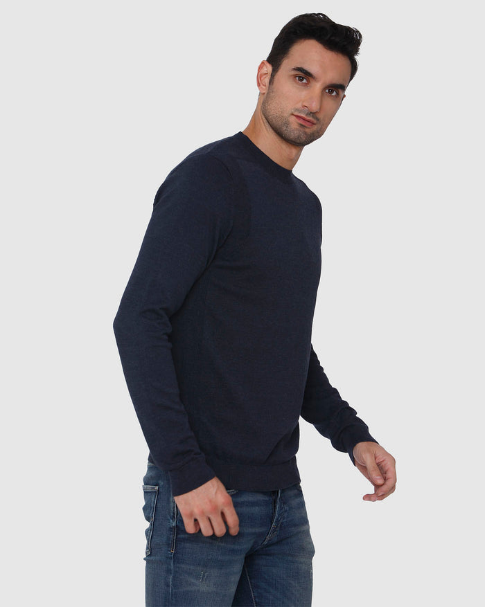 Blue Crew Neck T-Shirt