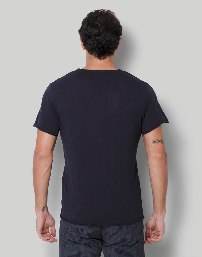 Blue Crew Neck T-Shirt