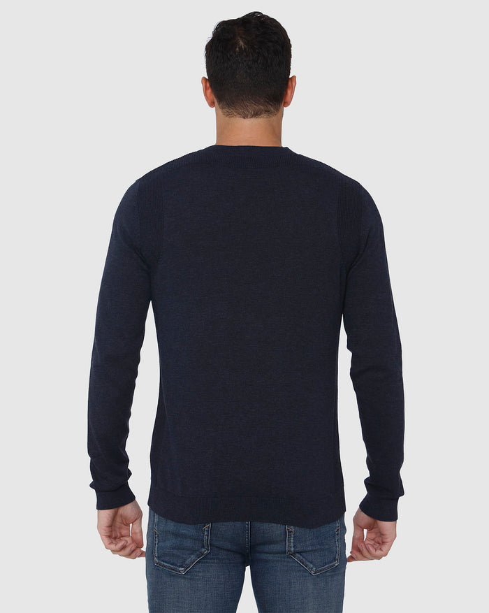 Blue Crew Neck T-Shirt