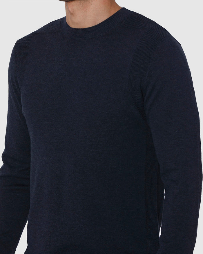 Blue Crew Neck T-Shirt