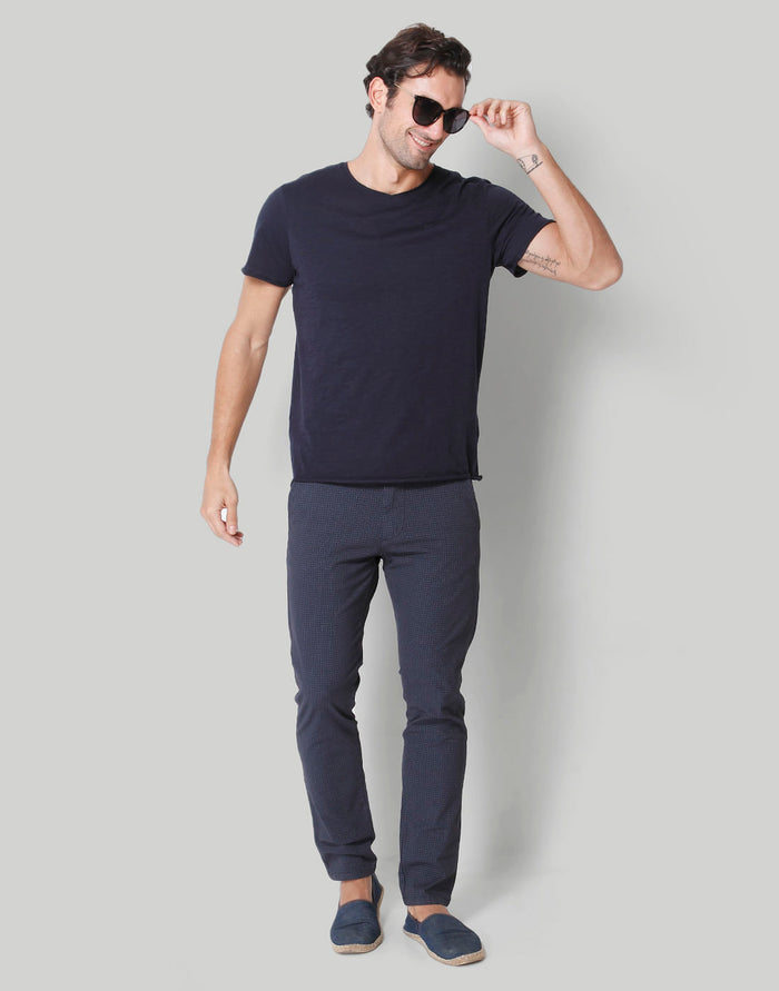Blue Crew Neck T-Shirt