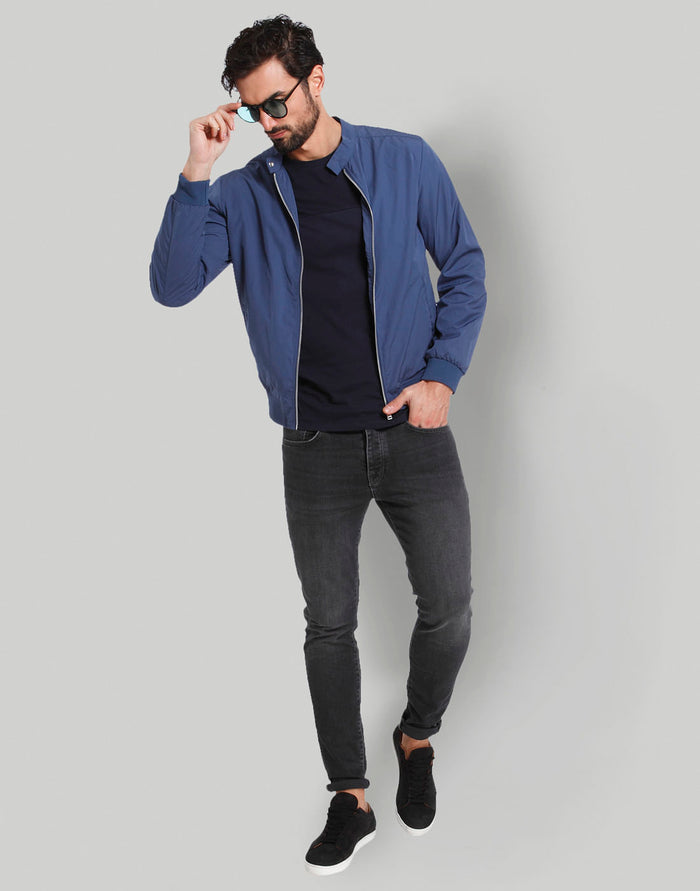 Blue Crew Neck T-Shirt